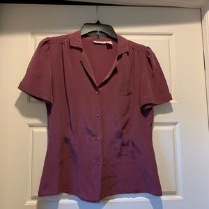 #3/8 Condor women’s blouse 100% silk, short sleeve, size S